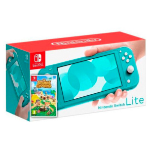 Портативна ігрова приставка Nintendo Switch Lite (Turquoise) + Гра Animal Crossing: New Horizons (російська версія) [60478] ТОП в Миколаєві