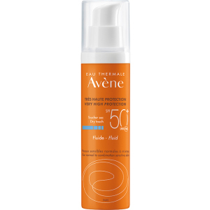 Солнцезащитный флюид Avene SPF50+ для нормальной, комбинированной кожи 50 мл (3282770112047) ТОП в Николаеве