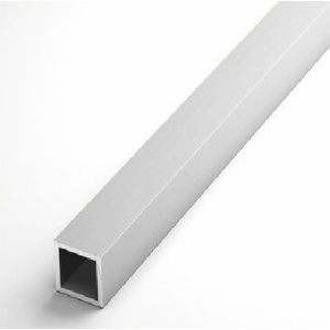 Труба алюмінієва квадратна Segreto анодована срібло 50х50х3 мм 2м (уп.,10шт) надійний