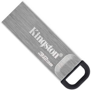 Kingston DataTraveler Kyson 32GB USB 3.2 Silver/Black (DTKN/32GB) лучшая модель в Николаеве