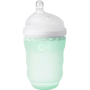 Детская силиконовая антиколиковая бутылочка Olababy GentleBottle Mint Бирюзовый 240 мл (80820) в Николаеве