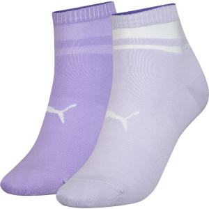 Набор носков Puma Short Sock Structure 2p Women 103002001-012 35-38 р 2 пары Фиолетовый (8718824798950) ТОП в Николаеве