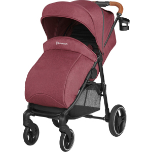 Прогулочная коляска Kinderkraft Grande LX Burgundy (5902533914319) лучшая модель в Николаеве