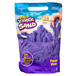 Пісок для дитячої творчості Kinetic Sand Colour Фіолетовий 907 г (71453P) в Миколаєві