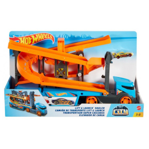 Грузовик-транспортер Hot Wheels Крутой спуск (GNM62) лучшая модель в Николаеве