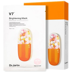 Маска, що освітлює, з вітамінним комплексом Dr.Jart+ V7 Brightening Mask 30 г x 5 шт (8809535809162) ТОП в Миколаєві