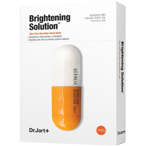 Освітлювальна маска-детокс для обличчя Dr.Jart+ Dermask Micro Jet Brightening Solution 30 г x 5 шт (8809642712652) ТОП в Миколаєві