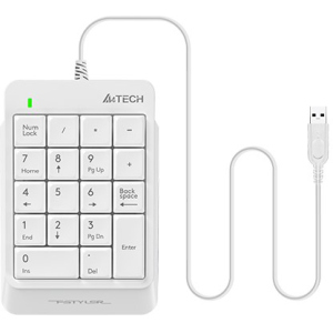 Клавиатура проводная A4Tech FK13P Fstyler Numeric Keypad White (4711421953450) ТОП в Николаеве