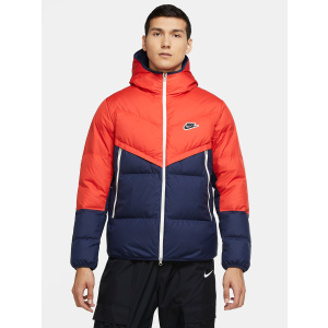 Пуховик Nike M Nsw Dwn Fil Wr Jkt Shld CU4404-673 XS Оранжево-синій в Миколаєві