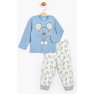 Пижама (футболка с длинным рукавом + штаны) Disney Mickey Mouse MC16191 92 см Голубая (8691109860774) в Николаеве