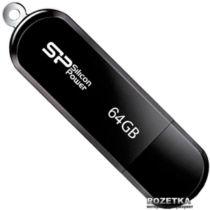 купити Silicon Power LuxMini 322 64GB Black (SP064GBUF2322V1K)