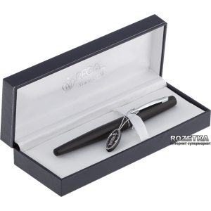 Ручка перова Regal Чорна Чорний корпус у подарунковому футлярі (R80100.L.F) краща модель в Миколаєві