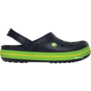 Кроки Crocs Jibbitz Crocband 11016-40I-M9/W11 42-43 26.3 см Сині із зеленим (8873509352954) в Миколаєві