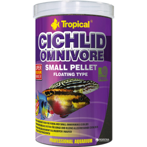 Корм Tropical Cichlid Omnivore Small Pellet для аквариумных рыб в гранулах 1 л (5900469609569) в Николаеве