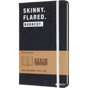 Нотатник Moleskine Denim 13 х 21 см 240 сторінок у лінійку Skinny (8058341710753) краща модель в Миколаєві