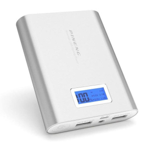 Внешний аккумулятор Power Bank Pineng PN-988 10000 mAh Silver ТОП в Николаеве