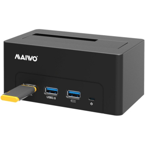 Док-станція Maiwo для HDD 2.5"/3.5" SATA/SSD + 3хUSB 3.0 (K308H) в Миколаєві