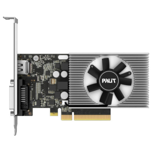 Palit PCI-Ex GeForce GT 1030 2GB DDR4 (64bit) (1151/2100) (DVI, HDMI) (NEC103000646-1082F) ТОП в Николаеве