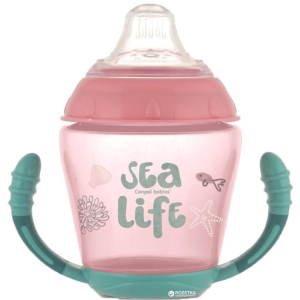 Кружка Canpol babies непроливайка с мягким силиконовым носиком Sea Life розовая 230 мл (56/501_pin) лучшая модель в Николаеве