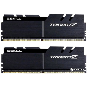 Оперативна пам'ять G.Skill DDR4-4000 32768MB PC4-32000 (Kit of 2x16384) Trident Z Black (F4-4000C19D-32GTZKK) ТОП в Миколаєві