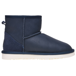 Угги UGG Classic Mini Leather Navy W 117011 38 Темно-синие в Николаеве