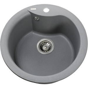 Кухонна мийка GLOBUS LUX Orta 485 сірий металік (000021054)