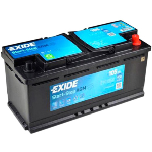 Автомобильный аккумулятор Exide AGM 6СТ-105 (EK1050) 105 Ач (-/+) Euro 950 А (EK1050) ТОП в Николаеве