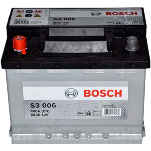 Автомобильный аккумулятор Bosch 6СТ-56 (S3006) 56 Ач (+/-) Euro 480 А (0 092 S30 060) ТОП в Николаеве