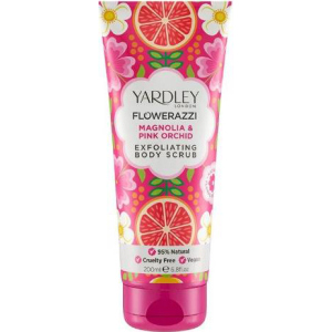 Скраб для тіла Yardley Flowerazzi Magnolia &amp; Pink Orchid Exfoliating Body Scrub 200 мл (5056179300675) в Миколаєві