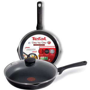 Сковорода Tefal Day by Day 24 см с крышкой (B5580SET) в Николаеве