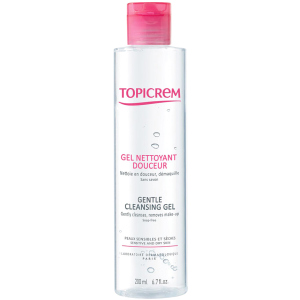 М'який гель для обличчя Topicrem Gentle Cleansing Gel 200 мл (3700281702408) краща модель в Миколаєві