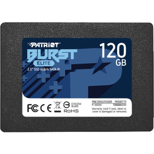 Patriot Burst Elite 120GB 2.5 " SATAIII TLC (PBE120GS25SSDR) ТОП в Миколаєві