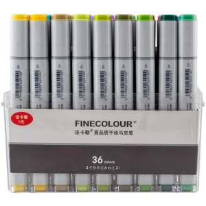 хорошая модель Набор маркеров Finecolour Sketchmarker 36 цвета (EF100-TB36)