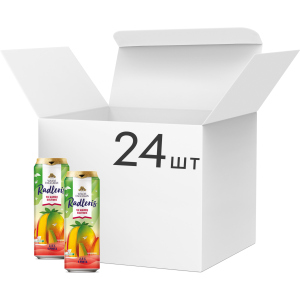 Упаковка пива Volfas Engelman Radler Mango светлое фильтрованное 2.5% 0.568 л х 24 шт (4770301233983) в Николаеве