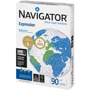 Папір Navigator Expression А4 90 г/м² клас А 500 аркушів Білий (5602024005013) краща модель в Миколаєві