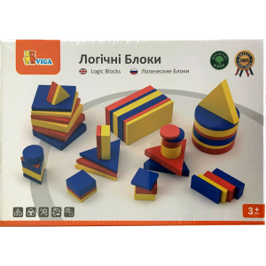 Навчальний набір Viga Toys Логічні блоки Дьєнеша (56164U) в Миколаєві