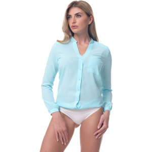 Боді-блузка AREFEVA L5248 XL (50) Turquoise (5903021543288) ТОП в Миколаєві