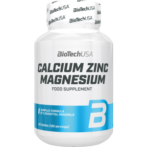 хорошая модель Витамины Biotech Calcium Zinc Magnesium 100 таб (5999076237890)