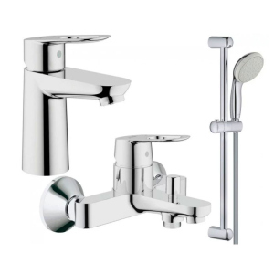 Набор смесителей GROHE BauLoop 123214S (23337000 + 32815000 + 27598001) ТОП в Николаеве