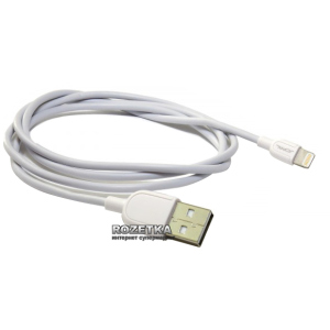 Кабель синхронизации JCPAL MFI USB to Lightning для Apple iPhone 1 м White (JCP6022) лучшая модель в Николаеве