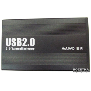 Внешний карман Maiwo для HDD 3.5" SATA USB 2.0 Black (K3502-U2S) ТОП в Николаеве