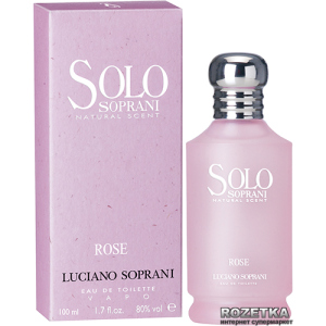 хорошая модель Туалетная вода для женщин Luciano Soprani Solo Soprani Rose Eau de Toilette 100 мл (767418227022)