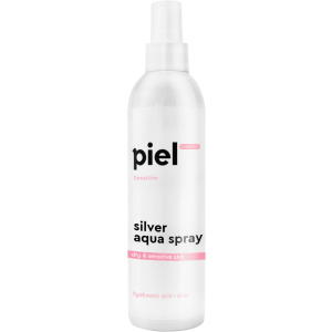 Зволожуючий спрей для обличчя для сухої та чутливої ​​шкіри Piel Silver Aqua Spray 250 мл (4823015904288) ТОП в Миколаєві