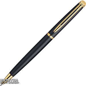 Ручка шариковая Waterman Hemisphere Matte Black BP Синяя Черный корпус (22 003) лучшая модель в Николаеве