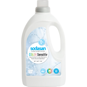 Рідкий органічний засіб для прання Sodasan Color Sensitiv 1.5 л (4019886015301) в Миколаєві