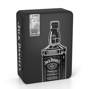 Теннессі Віскі Jack Daniel's 0.7 л 40% в металевій коробці з двома келихами (5099873045855) ТОП в Миколаєві