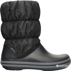 Дутики Crocs Jibbitz Winter Puff Boot 14614-070-W10 41-42 26.3 см Черные (883503941168) ТОП в Николаеве