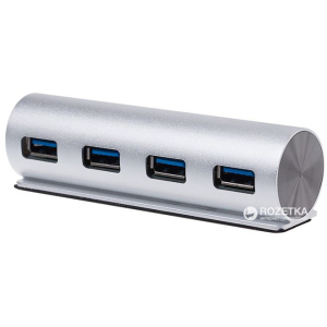 USB-хаб Maiwo USB 3.0 4 порта Silver (KH002) ТОП в Николаеве