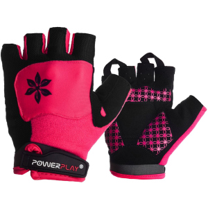 Велоперчатки женские PowerPlay 5284C XS Pink (5284C_XS_Pink) в Николаеве