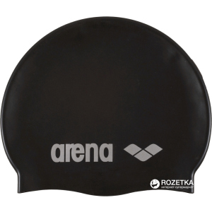 Шапочка для плавания Arena Classic Silicone 91662-55 Black (3468333887410)